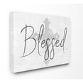 thumbnail image 1 of Stupell Industries Blessed with Holy Cross Wood Texture Religious Painting Gallery Wrapped Canvas Art Print Wall Art, 24 x 30, 1 of 5