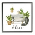thumbnail image 1 of Stupell Industries Bliss Various Potted Plants Graphic Art Black Framed Art Print Wall Art, Design by Nan, 1 of 7