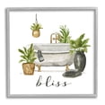thumbnail image 1 of Stupell Industries Bliss Various Potted Plants Graphic Art Gray Framed Art Print Wall Art, Design by Nan, 1 of 7