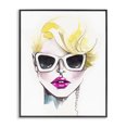 thumbnail image 1 of Stupell Industries Contemporary Female Fashion Portrait Sunglasses Black Framed Giclee Art, 11 x 14, by Elisaveta Stoilova, 1 of 7