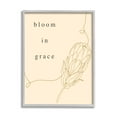 thumbnail image 1 of Stupell Industries Bloom In Grace Minimalistic Plant Blossom Line Drawing Framed Wall Art, 11 x 14, Design by Lil' Rue, 1 of 5