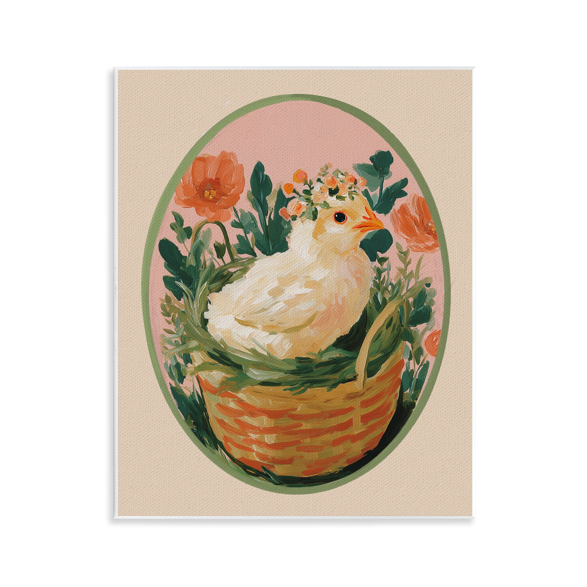 Stupell Industries Bloom Nest Chick Wall Plaque Art, design by Yen