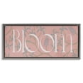 thumbnail image 1 of Stupell Industries Bloom Pastel Tropics Gray Framed Floater Canvas Wall Art design by Lil' Rue, 14 x 31, 1 of 9