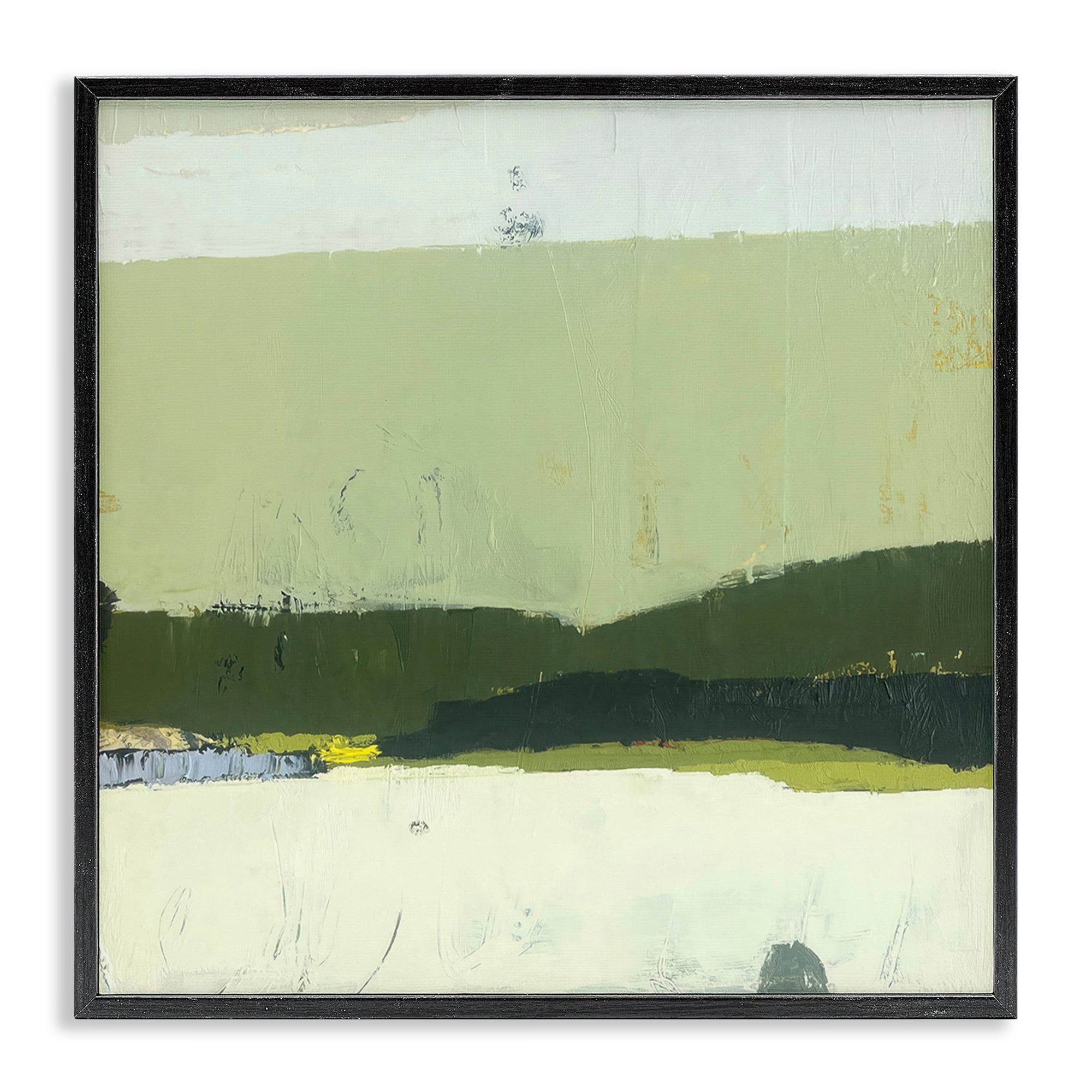 Stupell Industries Bloom Serene Layered Landscape Black Framed Giclee Art, design by Julia Foug