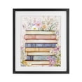 thumbnail image 1 of Stupell Industries Cottage Blooming Bookstack in Pastels Black Framed Print Under Glass, 13 x 16, by LSR Design Studio, 1 of 8