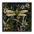 thumbnail image 1 of Stupell Industries Blooming Botanicals & Dragonfly Floral Painting Black Framed Art Print Wall Art, 12 x 12, 1 of 8