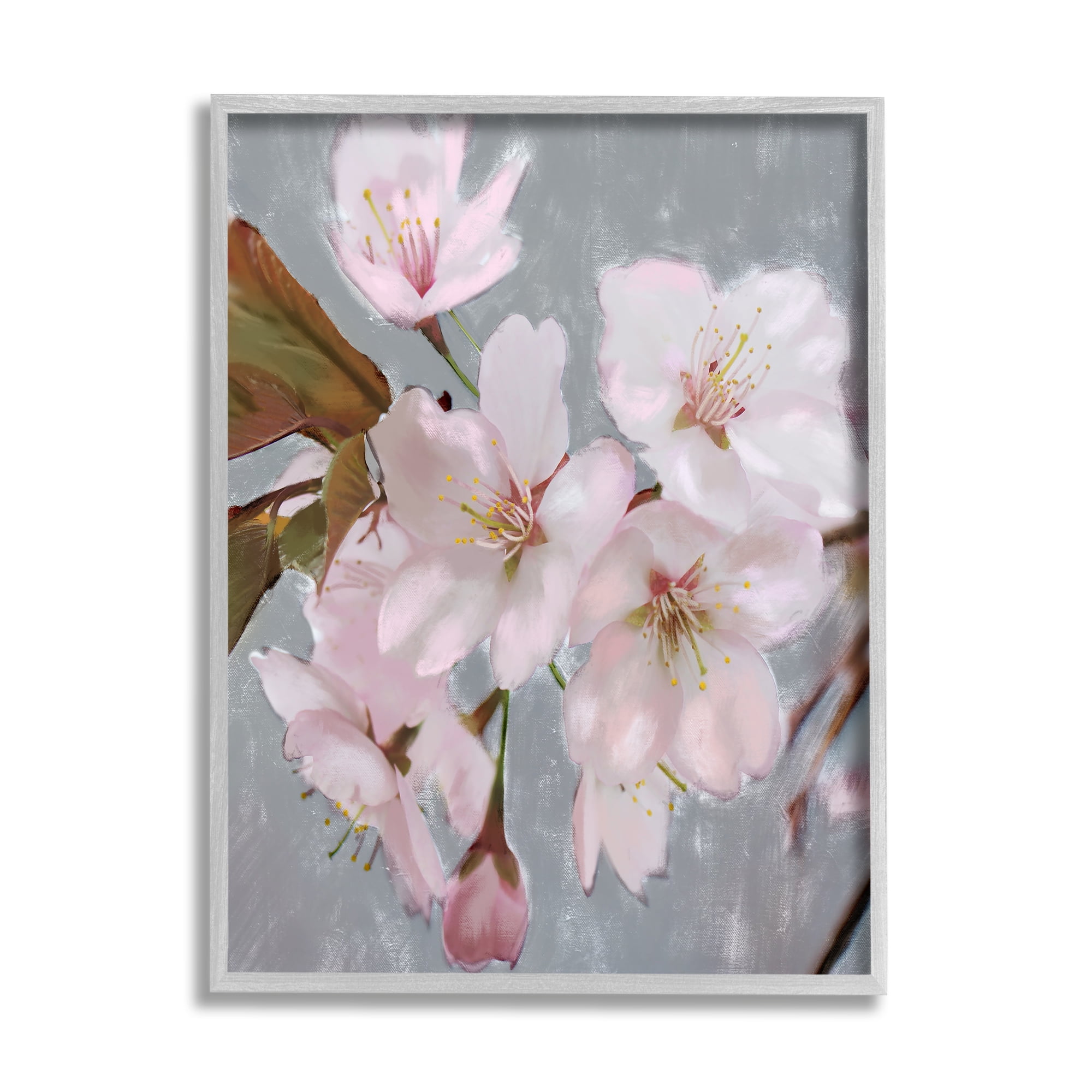 Stupell Industries Blooming Cherry Blossoms on Spring Branch, 24 x 30,Design by Daphne Polselli