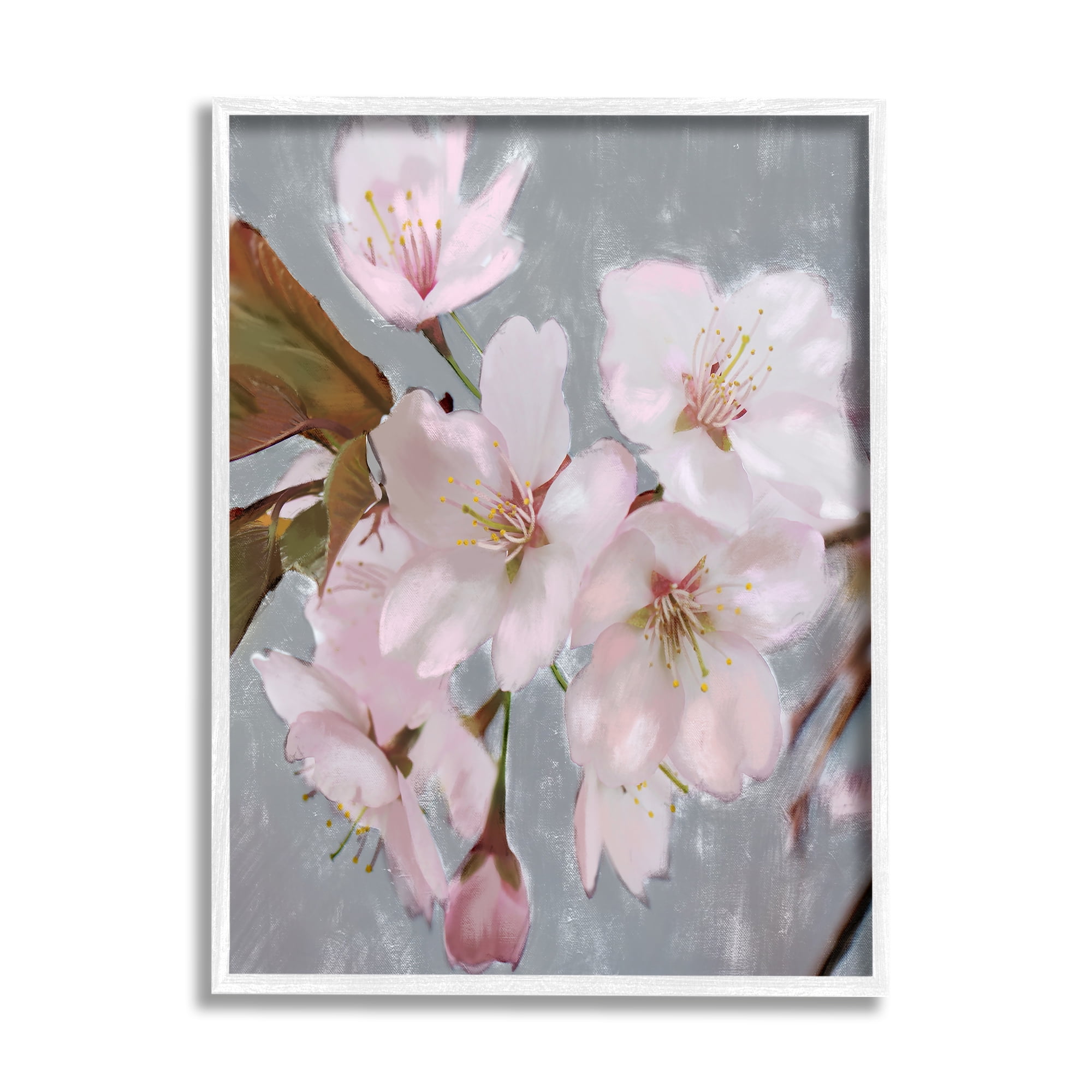 Stupell Industries Blooming Cherry Blossoms on Spring Branch, 24 x 30,Design by Daphne Polselli
