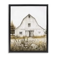 thumbnail image 1 of Stupell Industries Blooming Country Barn Garden Buildings & Architecture Painting Black Floater Framed Canvas Art Print Wall Art, 17 x 21, 1 of 10