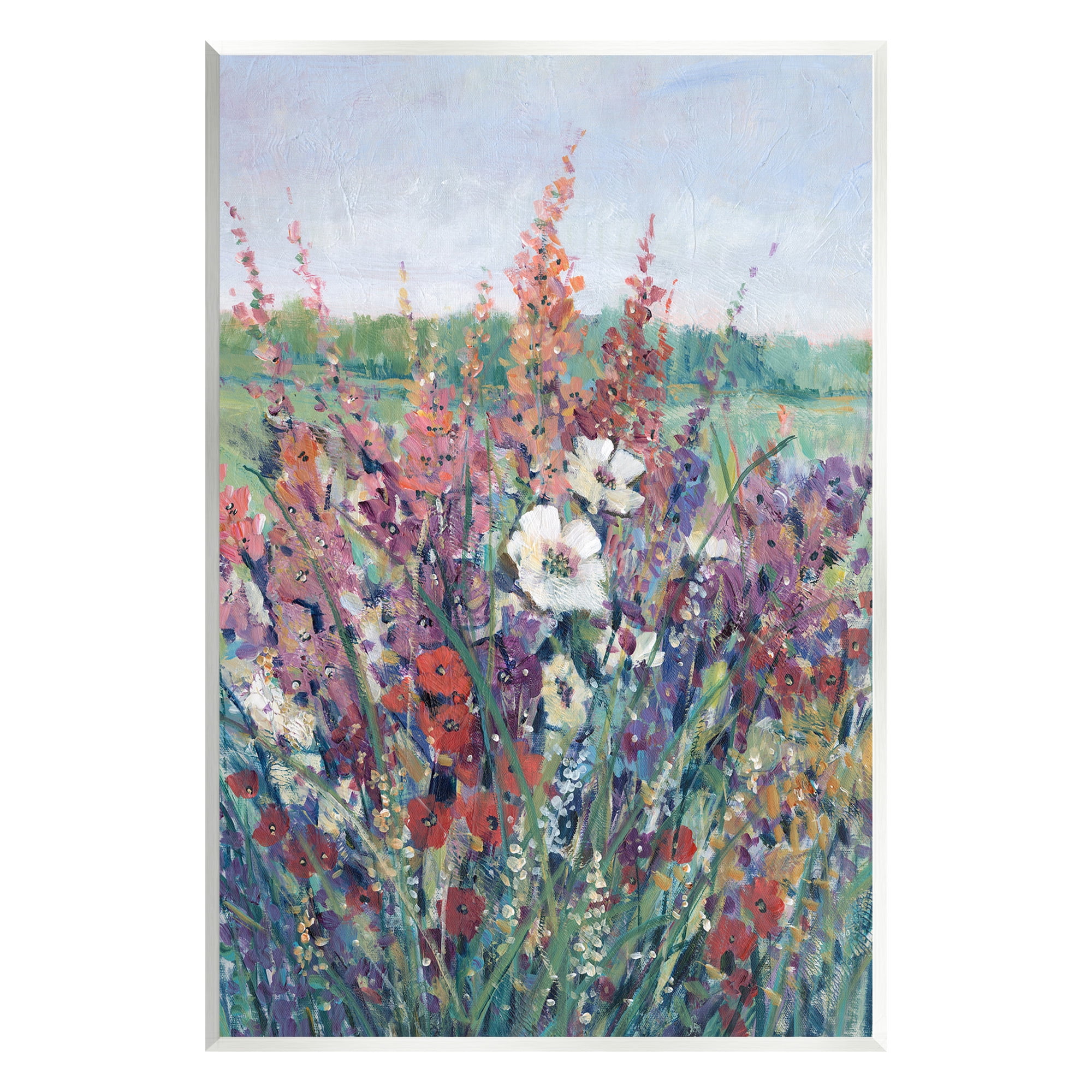 Stupell Industries Blooming Country Botanicals Botanical & Floral Painting Unframed Art Print Wall Art, 13 x 19