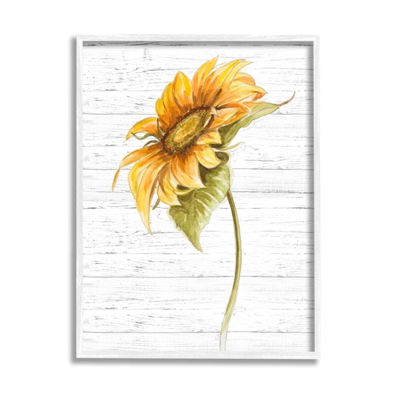 Stupell Industries Blooming Garden Sunflower Yellow Floral Country Pattern, 16 x 20, Designed by Patricia Pinto