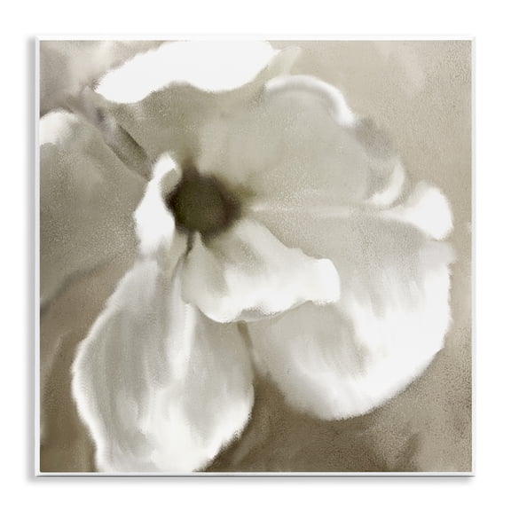 Stupell Industries Blooming Magnolia Petals Plants & Flowers Painting Unframed Art Print Wall Art, 12 x 12