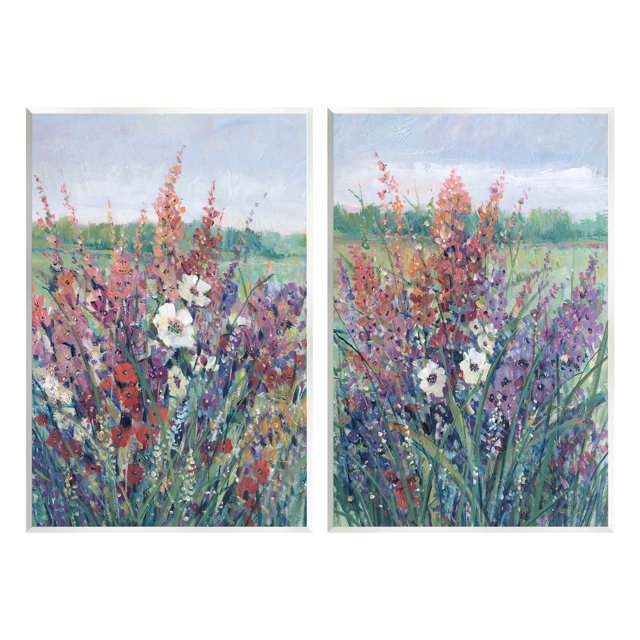 Stupell Industries Blooming Meadow Plants Botanical & Floral Painting