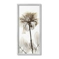 thumbnail image 1 of Stupell Industries Blooming Opaque Flower Botanical & Floral Photography Gray Framed Art Print Wall Art, 10 x 24, 1 of 9