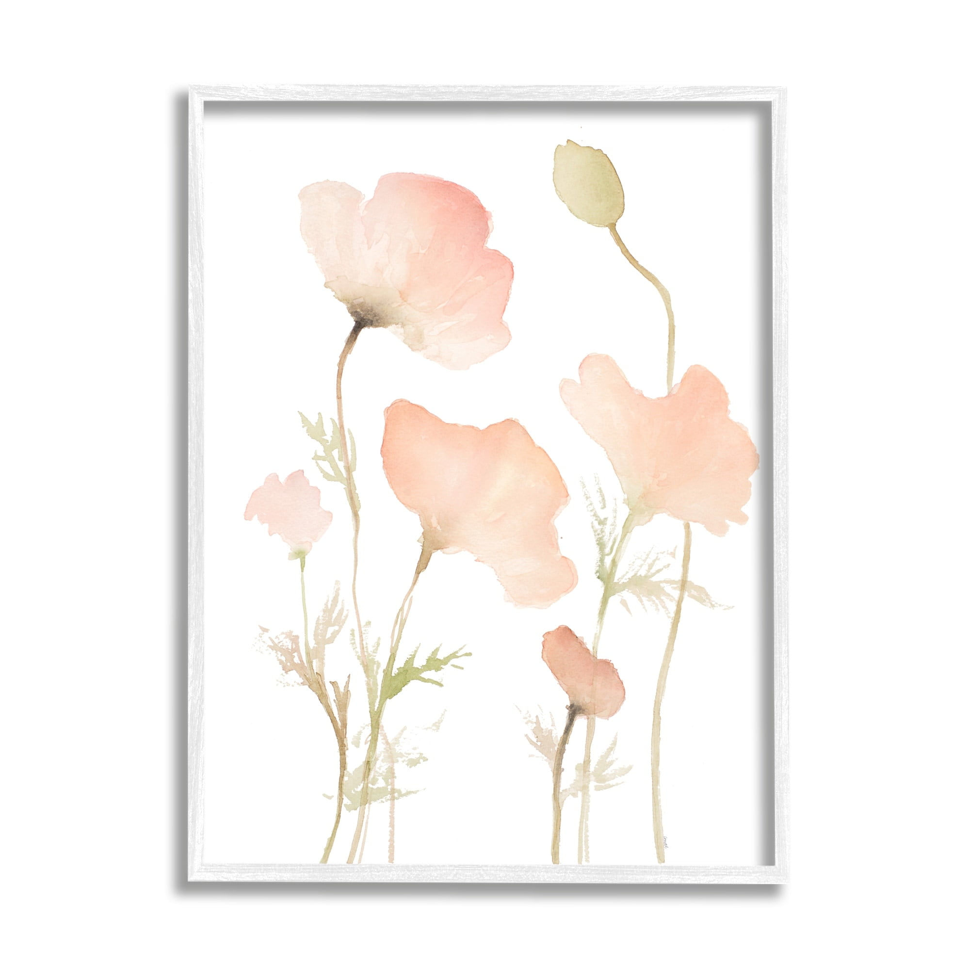 Stupell Industries Blooming Pink Florals Blush Cottage Spring Flowers, 11 x 14, Design by Lanie Loreth