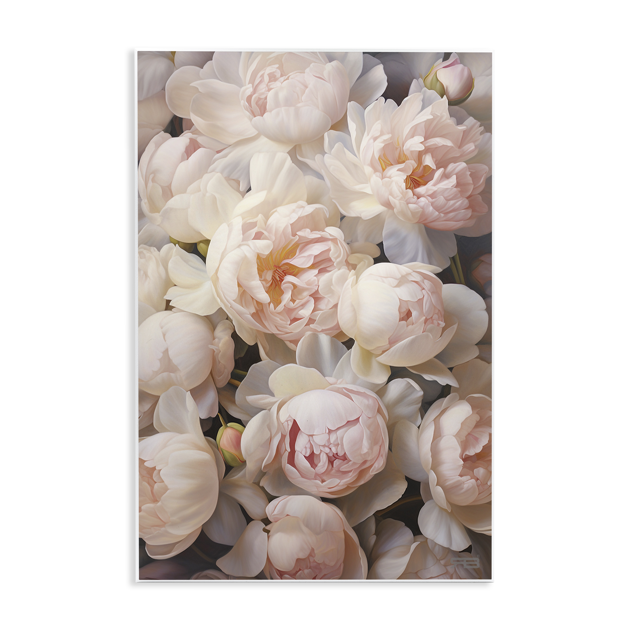 Stupell Industries Blooming Pink Peonies Botanical & Floral Painting Unframed Art Print Wall Art, 10 x 15