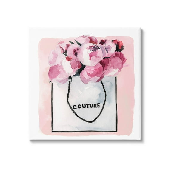 Stupell Industries Blooming Pink Peonies Glam Arrangement Graphic Art Gallery Wrapped Canvas Print Wall Art, Design by Jennifer Paxton Parker