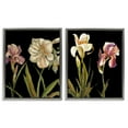 thumbnail image 1 of Stupell Industries Blooming Purple Iris White Lily Plants & Flowers Painting Gray Floater Framed Canvas Art Print Wall Art, 31 x 25, Set of 2, 1 of 10