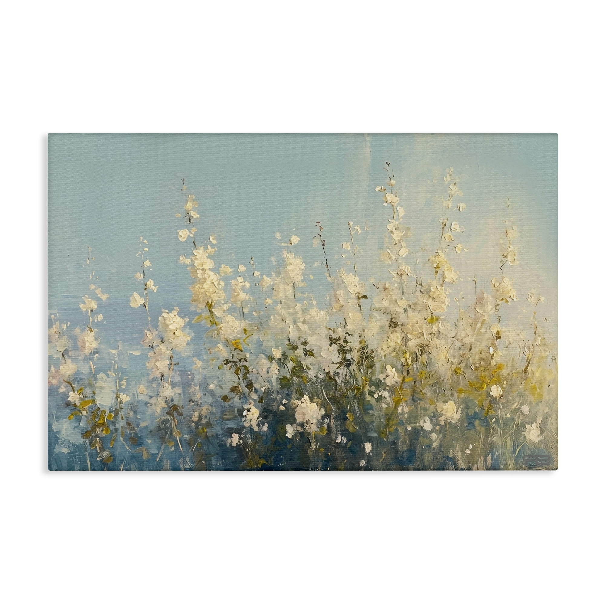 Stupell Industries Blooming Spring Garden Abstract Painting Wrapped Canvas Art Print Wall Art, 36 x 24