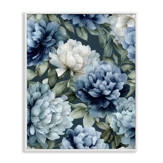 Stupell Industries French Country Blooms On The Vine White Framed Giclee Art, 16 x 20, by Franklyn Gregory
