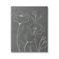 thumbnail image 1 of Stupell Industries Blossoming Flower Petals Botanical Line Doodle Drawing Graphic Art Gallery Wrapped Canvas Print Wall Art, Design by Elizabeth Medley, 1 of 5