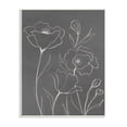 thumbnail image 1 of Stupell Industries Blossoming Flower Petals Botanical Line Doodle Drawing Graphic Art Unframed Art Print Wall Art, Design by Elizabeth Medley, 1 of 5