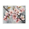 thumbnail image 1 of Stupell Industries Blossoms On Grey Botanical & Floral Painting Unframed Art Print Wall Art, 14 x 11, 1 of 8