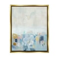 thumbnail image 1 of Stupell Industries Blue Abstract Landscape Abstract Painting Gold Floater Framed Canvas Art Print Wall Art, 25 x 31, 1 of 10