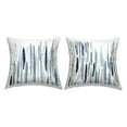 thumbnail image 1 of Stupell Industries Blue Abstract Rainfall Striped Line Pattern Design by Susan Jill Throw Pillow (set of 2), 1 of 6