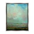 thumbnail image 1 of Stupell Industries Blue Abstract Scenery Landscape Painting Gray Floater Framed Canvas Art Print Wall Art, 17 x 21, 1 of 10