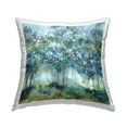 thumbnail image 1 of Stupell Industries Blue Abstract Tree Grove Square Decorative Printed Throw Pillow, 18 x 18, 1 of 4