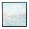 thumbnail image 1 of Stupell Industries Blue Abstract Waves Abstract Painting Black Framed Art Print Wall Art, 24 x 24, 1 of 9