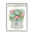 thumbnail image 1 of Stupell Industries Blue And Pink Blooming Roses Spring Plant Basket,16 x 20, Design by Cindy Jacobs, 1 of 5