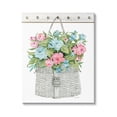 thumbnail image 1 of Stupell Industries Blue And Pink Blooming Roses Spring Plant Basket,36 x 48, Design by Cindy Jacobs, 1 of 7