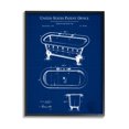 thumbnail image 1 of Stupell Industries Blue Bathtub Patent Blueprint Graphic Art Black Framed Art Print Wall Art, Design by Karl Hronek, 1 of 8