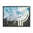 thumbnail image 1 of Stupell Industries Blue Beach Coast Abstract White Arch Lines Black Framed by Daphne Polselli, 1 of 5