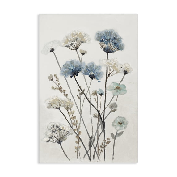 Stupell Industries Scandinavian Blue & Beige Garden Canvas Art, 20 x 30, by Patricia Pinto