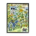 thumbnail image 1 of Stupell Industries Blue Bicycle on Traditional Farmhouse Sunflowers Black Framed, 24 x 30, Design by Gwendolyn Babbitt, 1 of 7