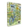 thumbnail image 1 of Stupell Industries Blue Bicycle on Traditional Farmhouse Sunflowers Canvas Wall Art, 30 x 40, Design by Gwendolyn Babbitt, 1 of 6