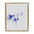 thumbnail image 1 of Stupell Industries Contemporary Blue Bikini on Clothesline Gold Floating Frame Canvas Art, 25 x 31, by Ziwei Li, 1 of 8