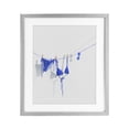 thumbnail image 1 of Stupell Industries Contemporary Blue Bikini on Clothesline Gray Framed Print Under Glass, 13 x 16, by Ziwei Li, 1 of 8