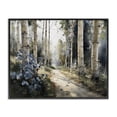 thumbnail image 1 of Stupell Industries Farmhouse Blue Birch Sunlit Forest Black Framed Giclee Art, 20 x 16, by Franklyn Gregory, 1 of 8