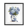 thumbnail image 1 of Stupell Industries French Country Blue Bird & Hydrangea Vase Black Framed Print Under Glass, 13 x 16, by Imagine It Images, 1 of 8