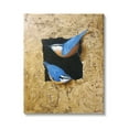 thumbnail image 1 of Stupell Industries Blue Bird Pair Perched Rough Layered Structure Painting Gallery Wrapped Canvas Print Wall Art, Design by Alan Weston, 1 of 5