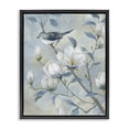 thumbnail image 1 of Stupell Industries Shabby Chic Blue Bird in Magnolia Tree Black Floating Frame Canvas Art, 17 x 21, by Nan, 1 of 8