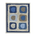 thumbnail image 1 of Stupell Industries Southwestern Blue Blocked Nautilus Canvas Art, 30 x 40, by Julia Frost, 1 of 8
