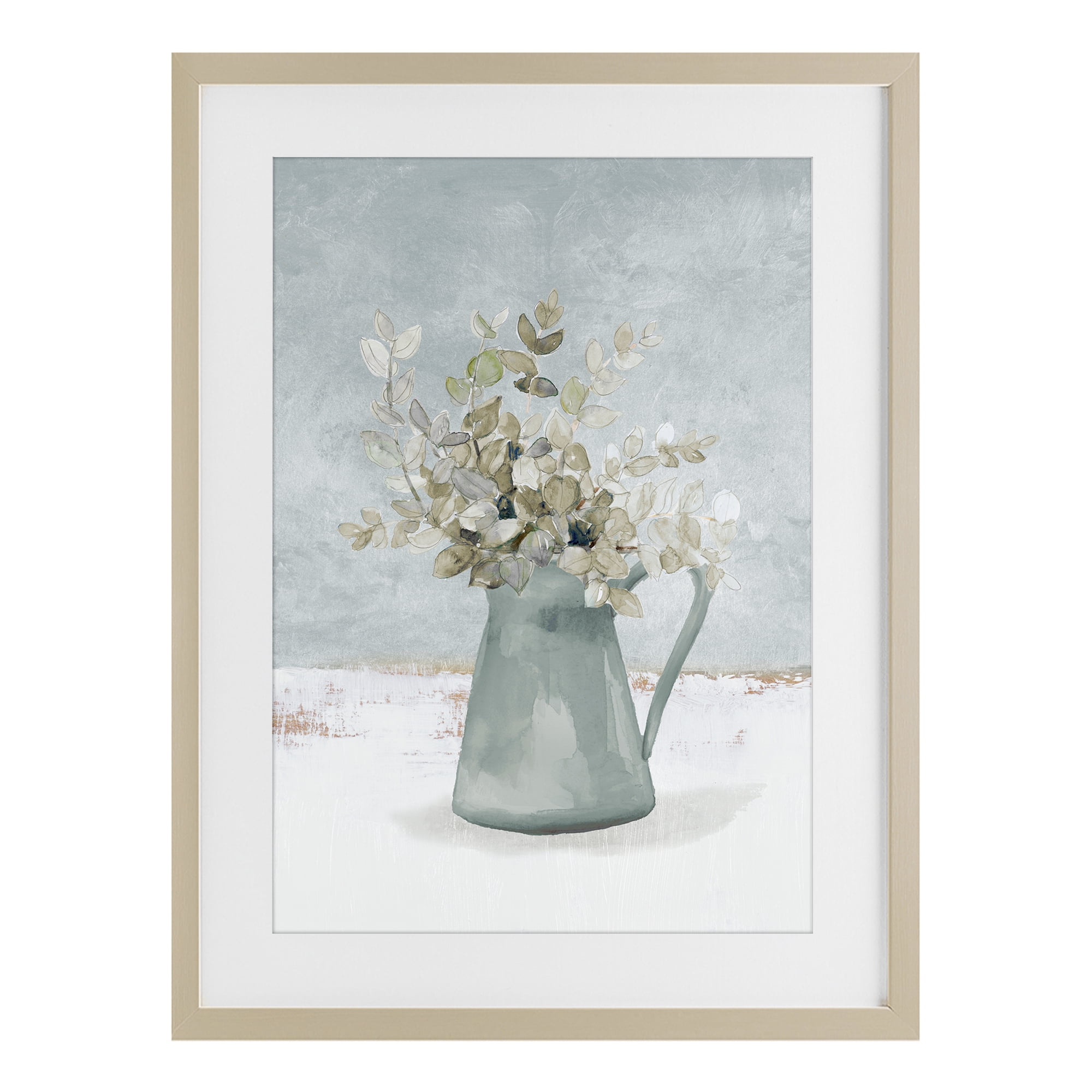 Stupell Industries Blue Botanical Arrangement Birch Framed Print Under Glass, design by Lanie Loreth