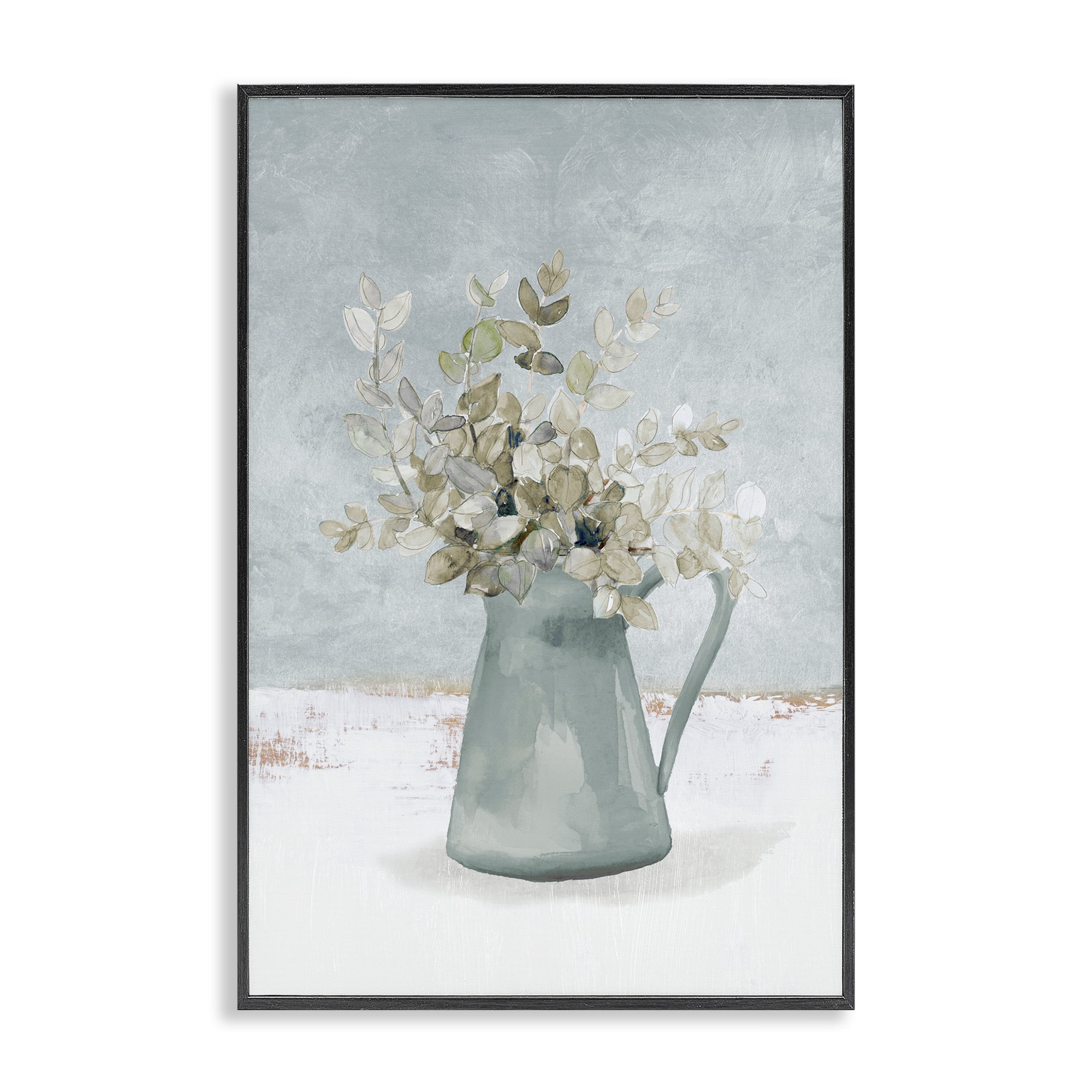 Stupell Industries Blue Botanical Arrangement Black Framed Giclee Art, design by Lanie Loreth