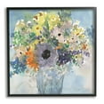 thumbnail image 1 of Stupell Industries Blue Bouquet Watercolor Botanical & Floral Painting Black Framed Art Print Wall Art, 17 x 17, 1 of 9