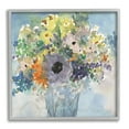 thumbnail image 1 of Stupell Industries Blue Bouquet Watercolor Botanical & Floral Painting Gray Framed Art Print Wall Art, 17 x 17, 1 of 9